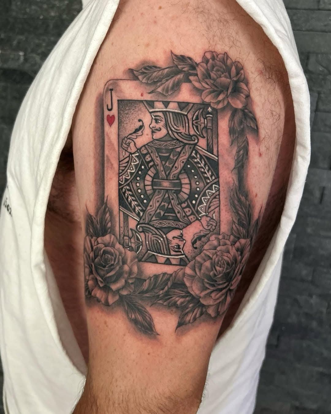 Detailed tattoo work from Pine Ink Tattoo